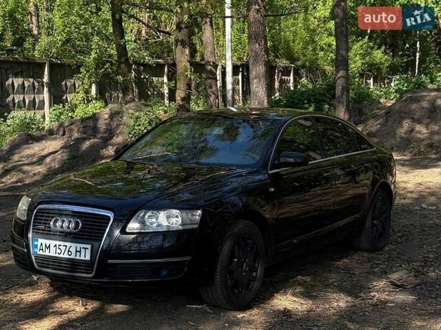 Черный Ауди А6, объемом двигателя 3 л и пробегом 315 тыс. км за 3999 $, фото 1 на Automoto.ua