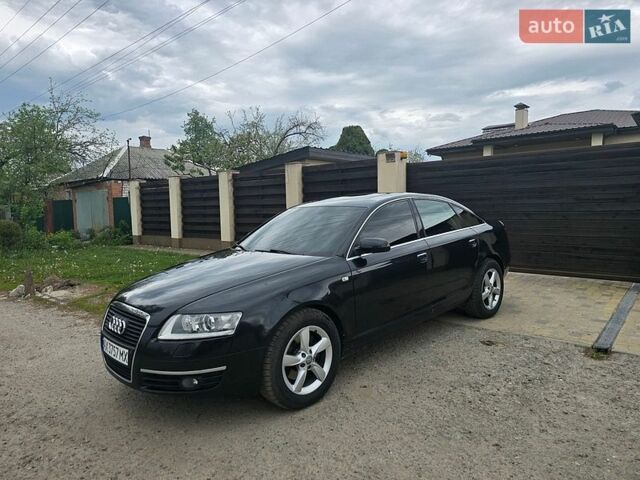 Черный Ауди А6, объемом двигателя 3 л и пробегом 350 тыс. км за 6000 $, фото 1 на Automoto.ua