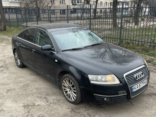 Черный Ауди А6, объемом двигателя 2 л и пробегом 215 тыс. км за 6000 $, фото 1 на Automoto.ua
