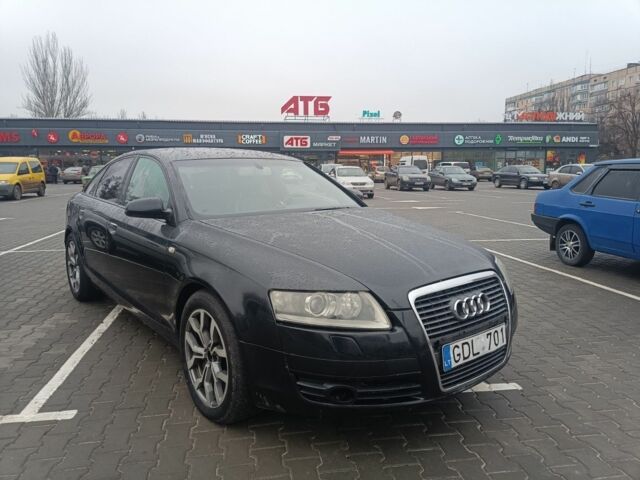 Черный Ауди А6, объемом двигателя 3 л и пробегом 400 тыс. км за 3650 $, фото 1 на Automoto.ua