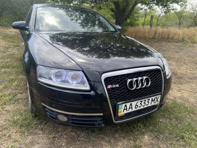 Черный Ауди А6, объемом двигателя 3 л и пробегом 421 тыс. км за 4999 $, фото 1 на Automoto.ua