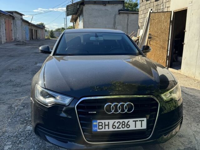 Черный Ауди А6, объемом двигателя 3 л и пробегом 208 тыс. км за 9895 $, фото 1 на Automoto.ua