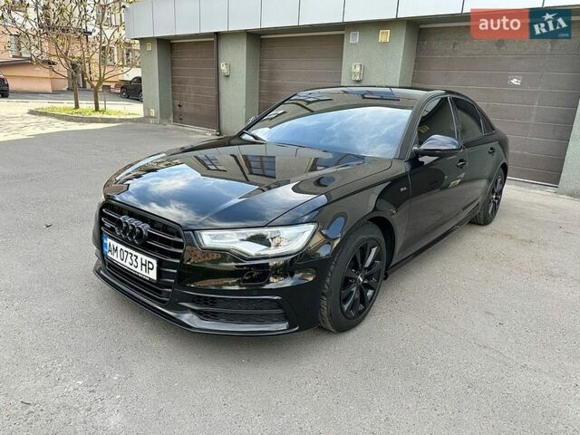 Черный Ауди А6, объемом двигателя 2 л и пробегом 343 тыс. км за 14600 $, фото 1 на Automoto.ua