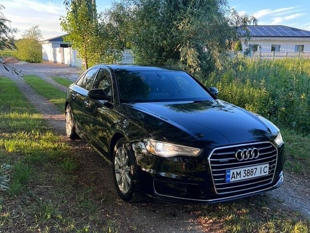 Черный Ауди А6, объемом двигателя 1.98 л и пробегом 245 тыс. км за 13000 $, фото 1 на Automoto.ua