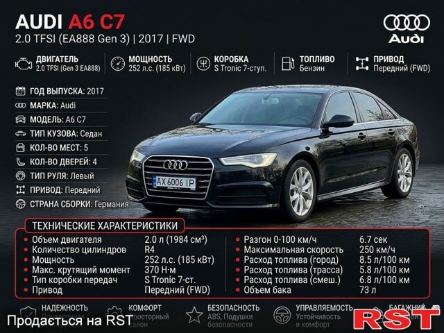 Чорний Ауді А6, об'ємом двигуна 2 л та пробігом 132 тис. км за 19500 $, фото 1 на Automoto.ua