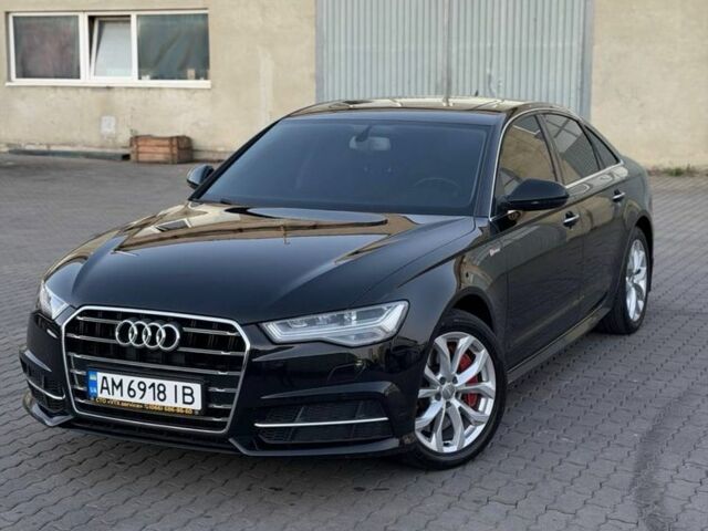 Черный Ауди А6, объемом двигателя 3 л и пробегом 210 тыс. км за 17013 $, фото 1 на Automoto.ua