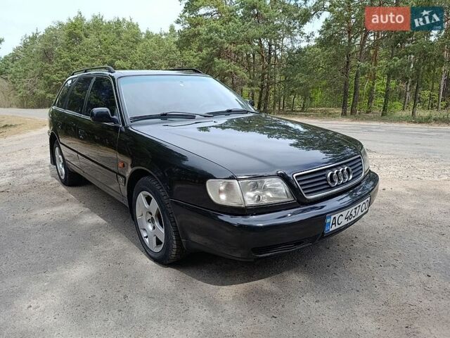 Черный Ауди А6, объемом двигателя 2.46 л и пробегом 300 тыс. км за 3600 $, фото 1 на Automoto.ua