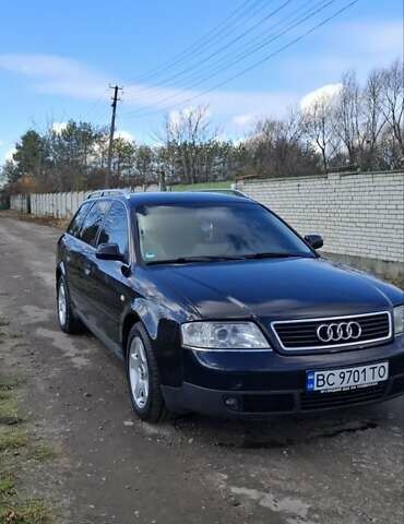 Черный Ауди А6, объемом двигателя 2.5 л и пробегом 383 тыс. км за 4650 $, фото 1 на Automoto.ua