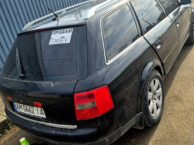 Черный Ауди А6, объемом двигателя 2.5 л и пробегом 373 тыс. км за 2900 $, фото 1 на Automoto.ua