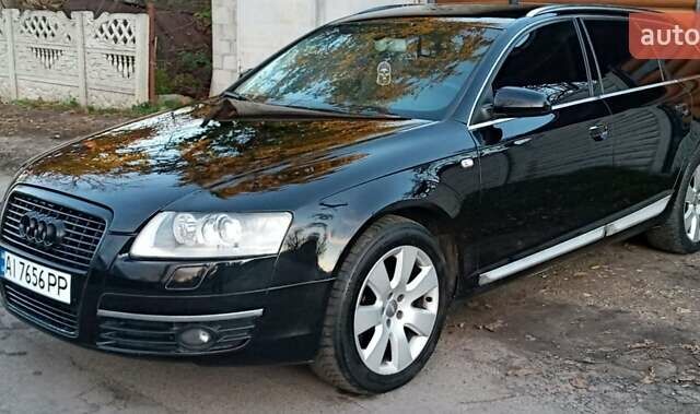Ауді А6 2007 у Белой Церкве на Automoto.ua Чорний Ауді А6, об'ємом двигуна 2 л та пробігом 270 тис. км за 6200 $, фото 1 на Automoto.ua