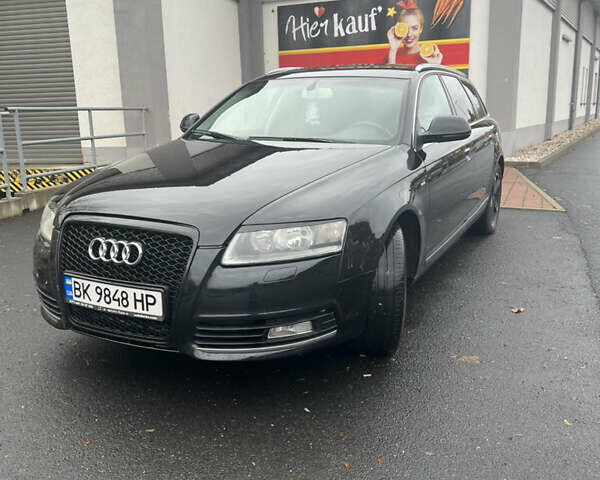 Черный Ауди А6, объемом двигателя 2 л и пробегом 290 тыс. км за 10100 $, фото 1 на Automoto.ua