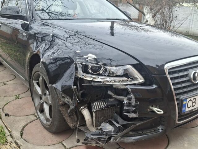Черный Ауди А6, объемом двигателя 2 л и пробегом 255 тыс. км за 9000 $, фото 1 на Automoto.ua