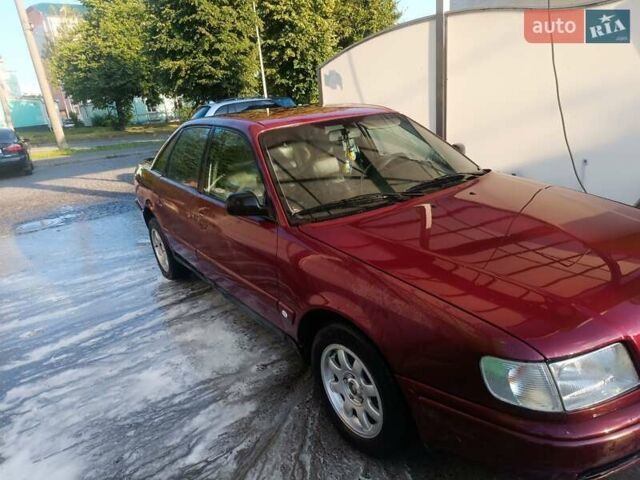 Красный Ауди А6, объемом двигателя 2.3 л и пробегом 350 тыс. км за 2300 $, фото 1 на Automoto.ua