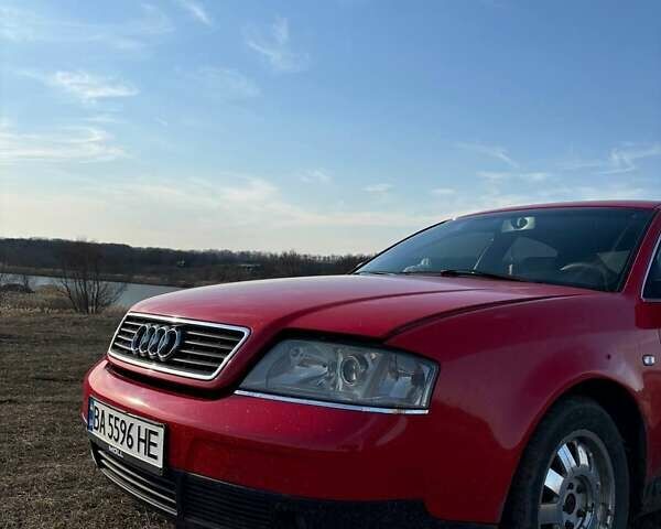 Красный Ауди А6, объемом двигателя 1.8 л и пробегом 198 тыс. км за 3900 $, фото 1 на Automoto.ua