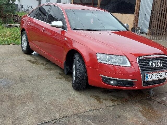 Красный Ауди А6, объемом двигателя 2 л и пробегом 330 тыс. км за 8000 $, фото 1 на Automoto.ua