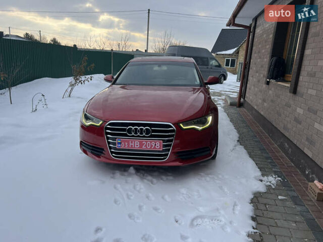 Красный Ауди А6, объемом двигателя 2 л и пробегом 350 тыс. км за 8200 $, фото 1 на Automoto.ua