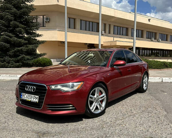 Красный Ауди А6, объемом двигателя 3 л и пробегом 335 тыс. км за 13400 $, фото 1 на Automoto.ua