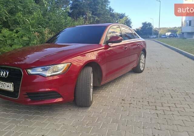 Ауди А6 2013 в Полтаве на Automoto.ua Красный Ауди А6, объемом двигателя 1.98 л и пробегом 203 тыс. км за 13800 $, фото 1 на Automoto.ua