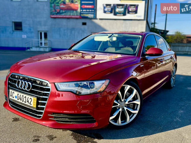 Ауди А6 2013 в Чернигове на Automoto.ua Красный Ауди А6, объемом двигателя 3 л и пробегом 111 тыс. км за 16850 $, фото 1 на Automoto.ua