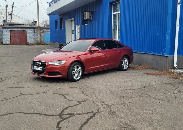 Червоний Ауді А6, об'ємом двигуна 2 л та пробігом 83 тис. км за 14999 $, фото 1 на Automoto.ua