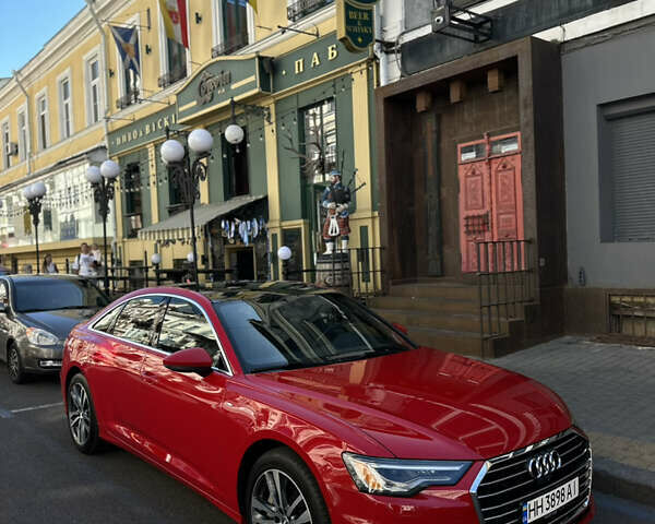 Ауди А6 2018 в Одессе на Automoto.ua Красный Ауди А6, объемом двигателя 3 л и пробегом 132 тыс. км за 29900 $, фото 1 на Automoto.ua