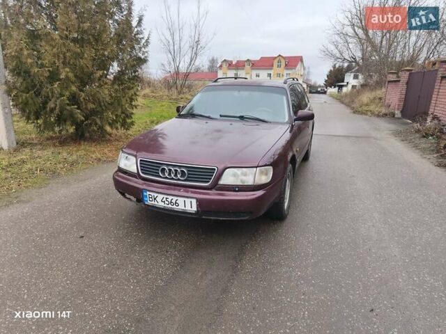 Красный Ауди А6, объемом двигателя 2.46 л и пробегом 560 тыс. км за 2900 $, фото 1 на Automoto.ua
