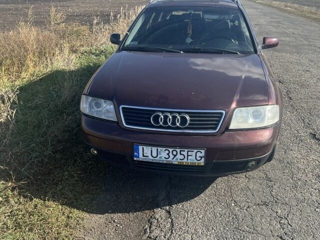 Красный Ауди А6, объемом двигателя 2.5 л и пробегом 371 тыс. км за 2000 $, фото 1 на Automoto.ua