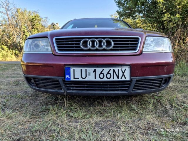 Красный Ауди А6, объемом двигателя 2.4 л и пробегом 362 тыс. км за 3500 $, фото 1 на Automoto.ua