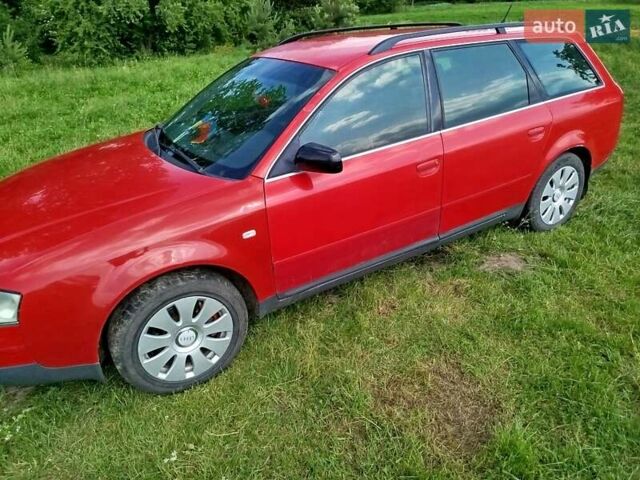 Красный Ауди А6, объемом двигателя 2.5 л и пробегом 298 тыс. км за 4900 $, фото 1 на Automoto.ua