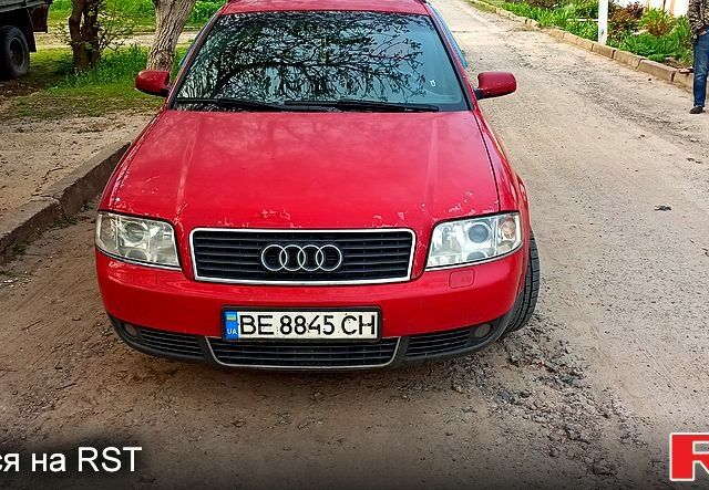 Красный Ауди А6, объемом двигателя 2.5 л и пробегом 398 тыс. км за 3500 $, фото 1 на Automoto.ua