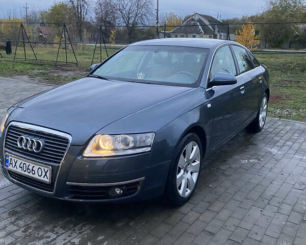 Ауді А6 2007 у Новой Водолаге на Automoto.ua Сірий Ауді А6, об'ємом двигуна 2 л та пробігом 255 тис. км за 8000 $, фото 1 на Automoto.ua
