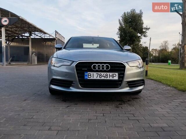Сірий Ауді А6, об'ємом двигуна 1.98 л та пробігом 214 тис. км за 14000 $, фото 1 на Automoto.ua