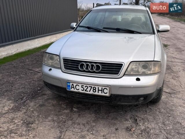 Серый Ауди А6, объемом двигателя 2.5 л и пробегом 279 тыс. км за 4200 $, фото 1 на Automoto.ua