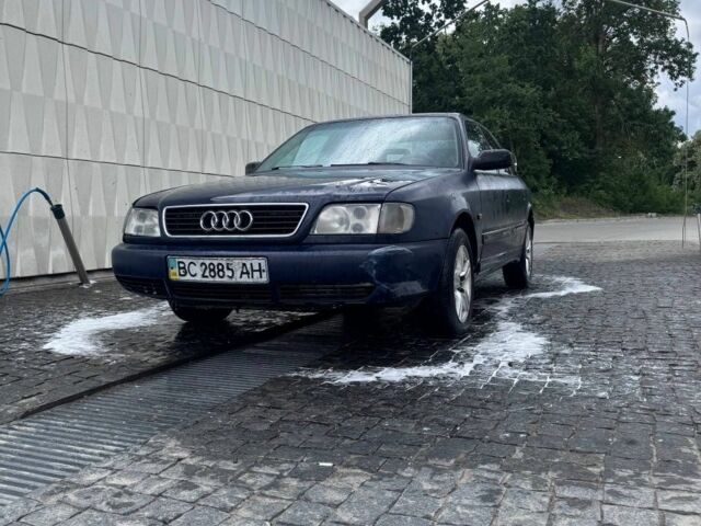 Синий Ауди А6, объемом двигателя 2 л и пробегом 238 тыс. км за 1300 $, фото 1 на Automoto.ua