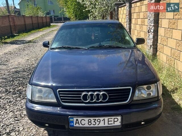Синий Ауди А6, объемом двигателя 2.46 л и пробегом 300 тыс. км за 3100 $, фото 1 на Automoto.ua