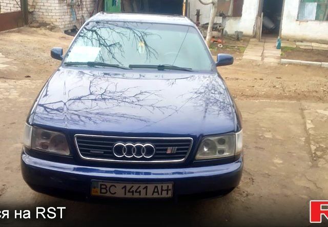 Синий Ауди А6, объемом двигателя 2.6 л и пробегом 0 тыс. км за 1000 $, фото 1 на Automoto.ua