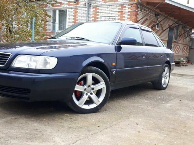Синий Ауди А6, объемом двигателя 2.6 л и пробегом 238 тыс. км за 750 $, фото 1 на Automoto.ua