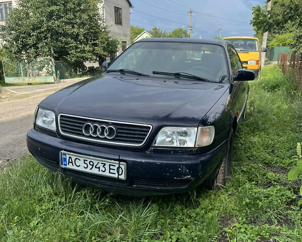 Синий Ауди А6, объемом двигателя 2.6 л и пробегом 550 тыс. км за 1900 $, фото 1 на Automoto.ua