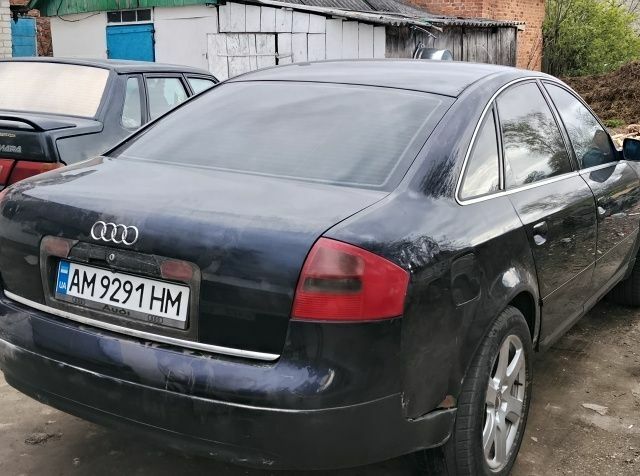 Синий Ауди А6, объемом двигателя 1.8 л и пробегом 386 тыс. км за 2200 $, фото 1 на Automoto.ua