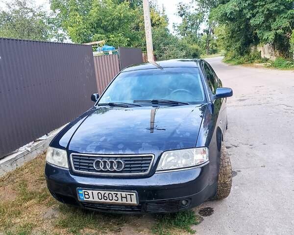 Синий Ауди А6, объемом двигателя 2.4 л и пробегом 370 тыс. км за 3800 $, фото 1 на Automoto.ua