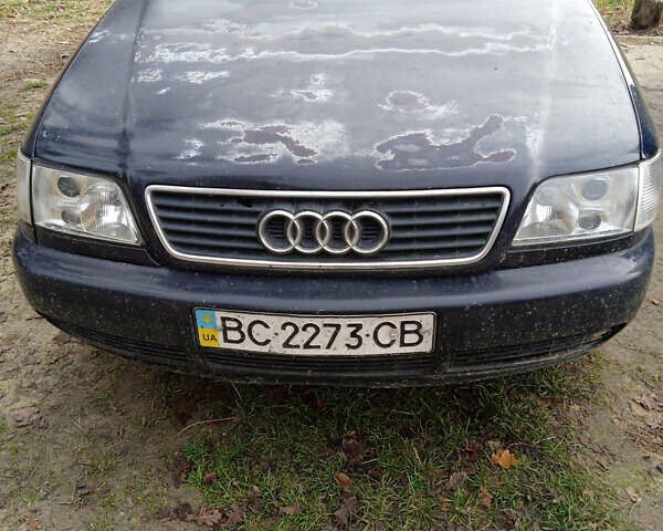 Синий Ауди А6, объемом двигателя 2.5 л и пробегом 300 тыс. км за 1900 $, фото 1 на Automoto.ua