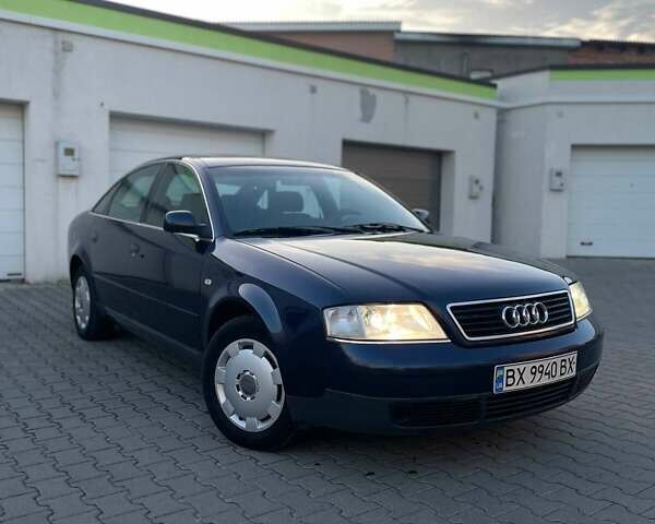 Синий Ауди А6, объемом двигателя 1.8 л и пробегом 316 тыс. км за 3950 $, фото 1 на Automoto.ua