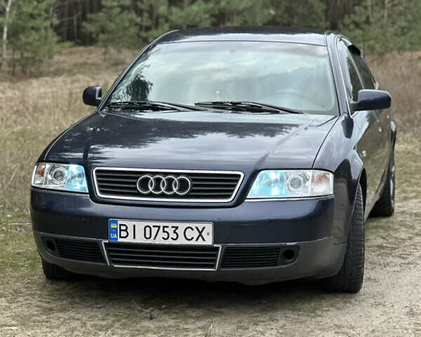 Синий Ауди А6, объемом двигателя 2.5 л и пробегом 412 тыс. км за 4500 $, фото 1 на Automoto.ua