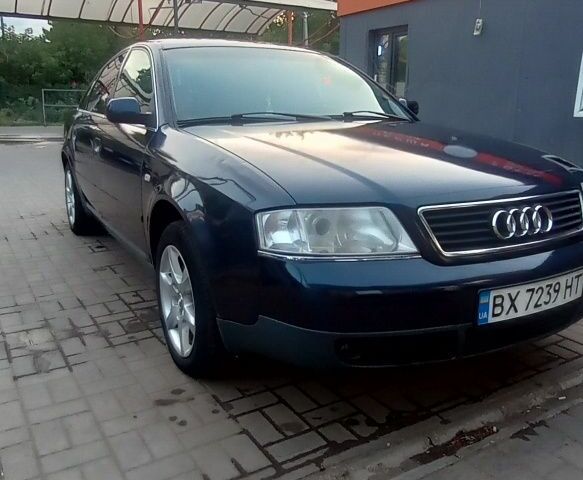 Синий Ауди А6, объемом двигателя 2.4 л и пробегом 380 тыс. км за 4800 $, фото 1 на Automoto.ua