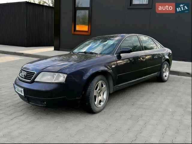 Синий Ауди А6, объемом двигателя 2.8 л и пробегом 242 тыс. км за 2900 $, фото 1 на Automoto.ua