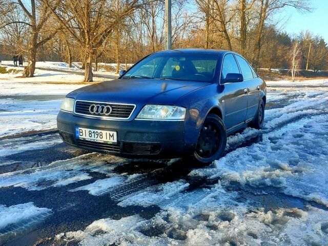 Синий Ауди А6, объемом двигателя 2.5 л и пробегом 450 тыс. км за 3000 $, фото 1 на Automoto.ua