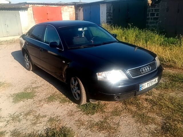 Синий Ауди А6, объемом двигателя 2.5 л и пробегом 364 тыс. км за 4500 $, фото 1 на Automoto.ua
