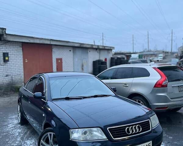 Синий Ауди А6, объемом двигателя 1.78 л и пробегом 300 тыс. км за 4000 $, фото 1 на Automoto.ua