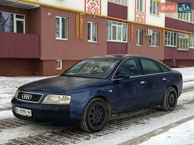 Синий Ауди А6, объемом двигателя 2.5 л и пробегом 416 тыс. км за 2650 $, фото 1 на Automoto.ua