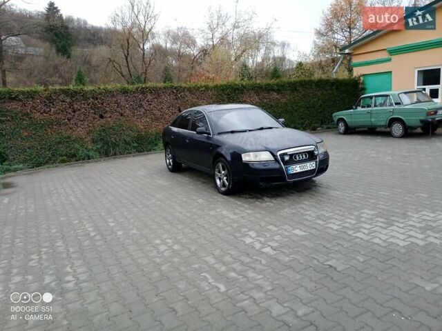 Синий Ауди А6, объемом двигателя 2.5 л и пробегом 342 тыс. км за 3650 $, фото 1 на Automoto.ua